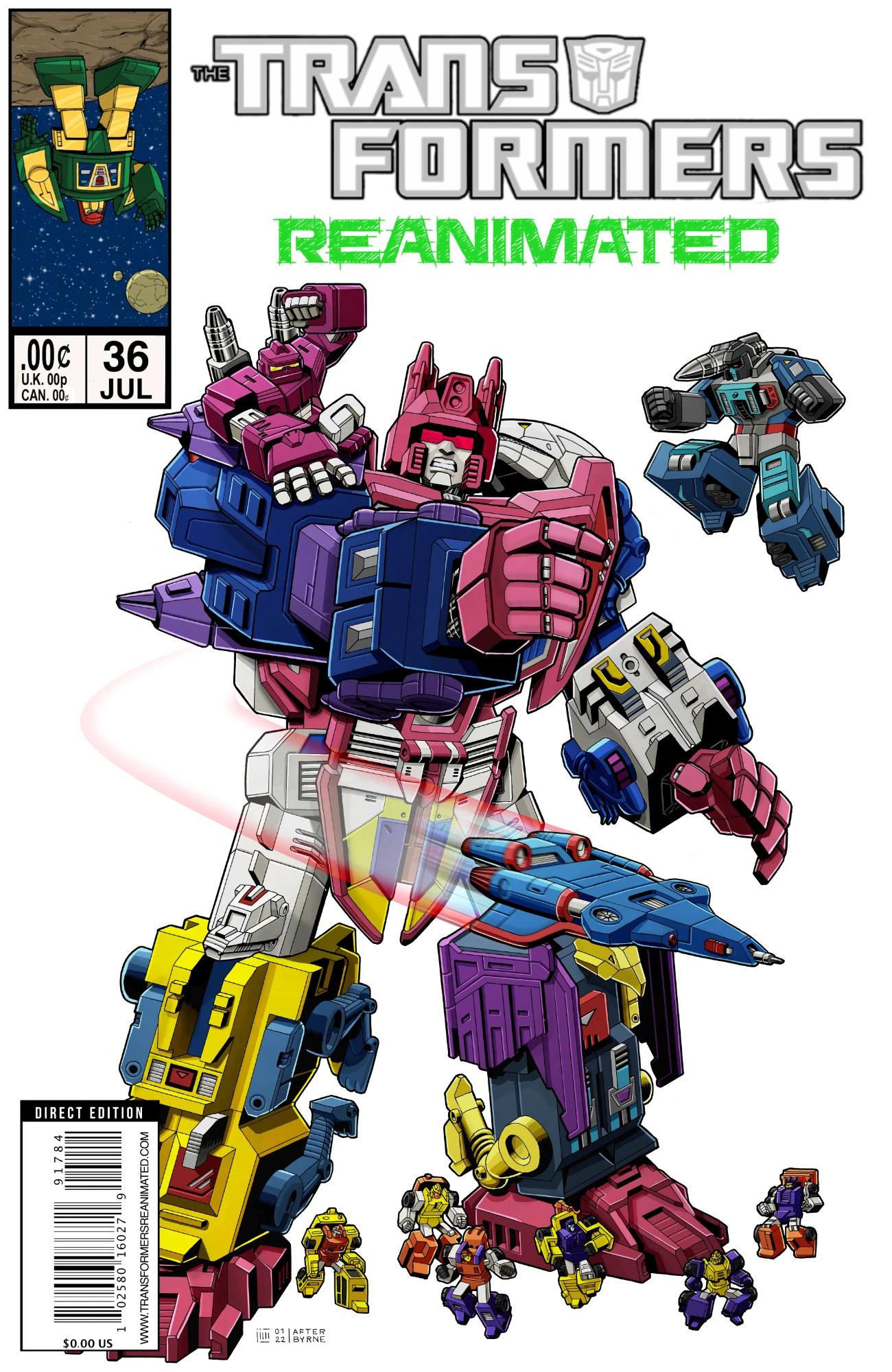 Transformers comic cover Issue 36